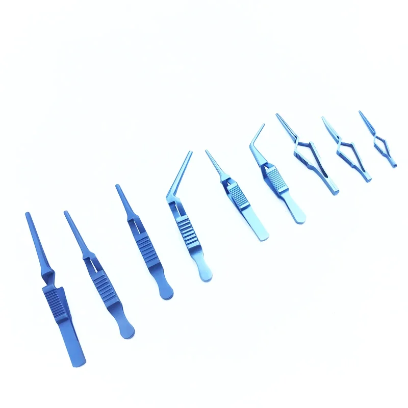 Titanium Atraumatic Tips Arterial vascular clamping clipper Straight/Cruved/Angle Jaw Ophthalmic Surgical Instruments