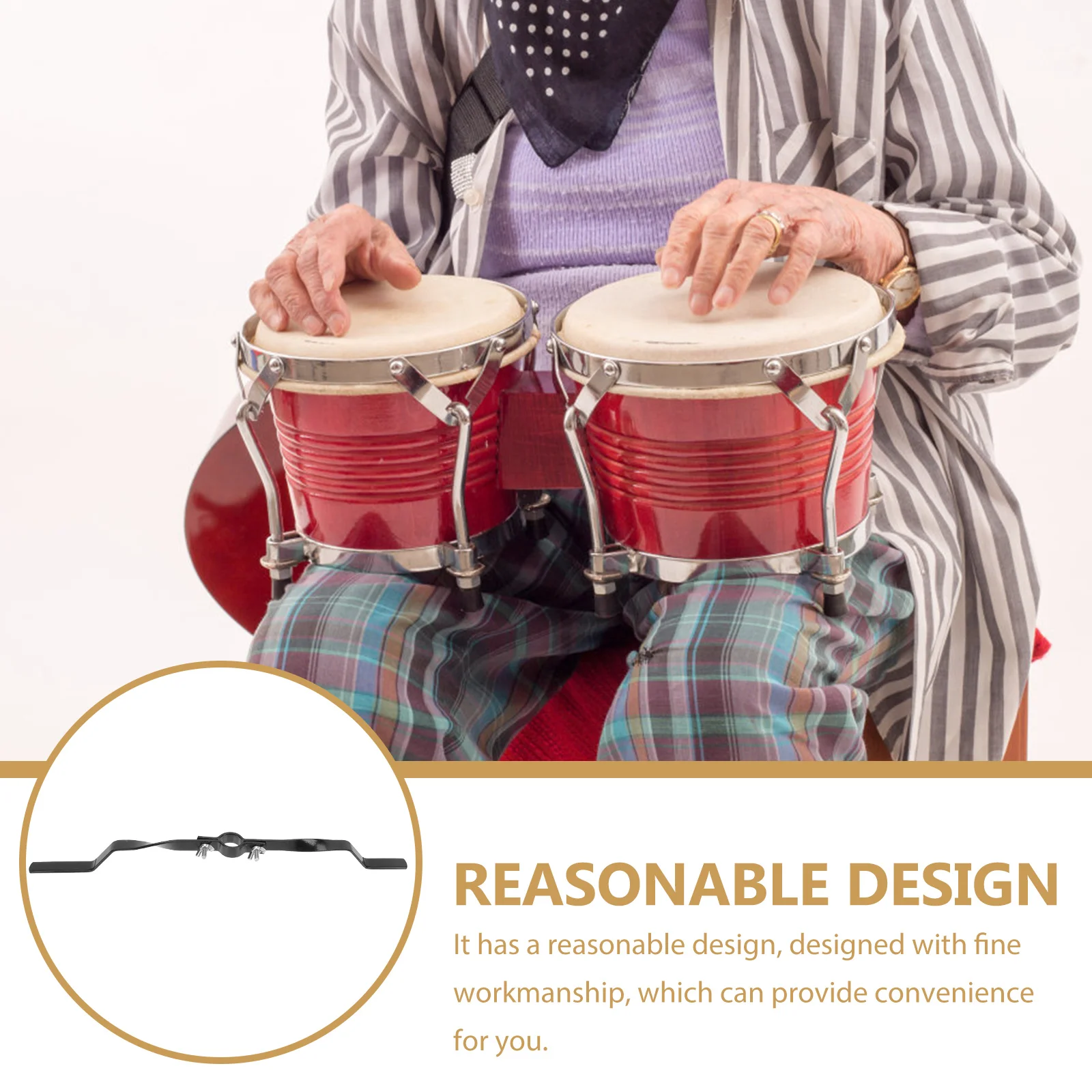 

Drum Rack Accessories Iron Support Stand Holder Replacement Parts Black Sturdy Wear Resistant Rust Proof for Beginners