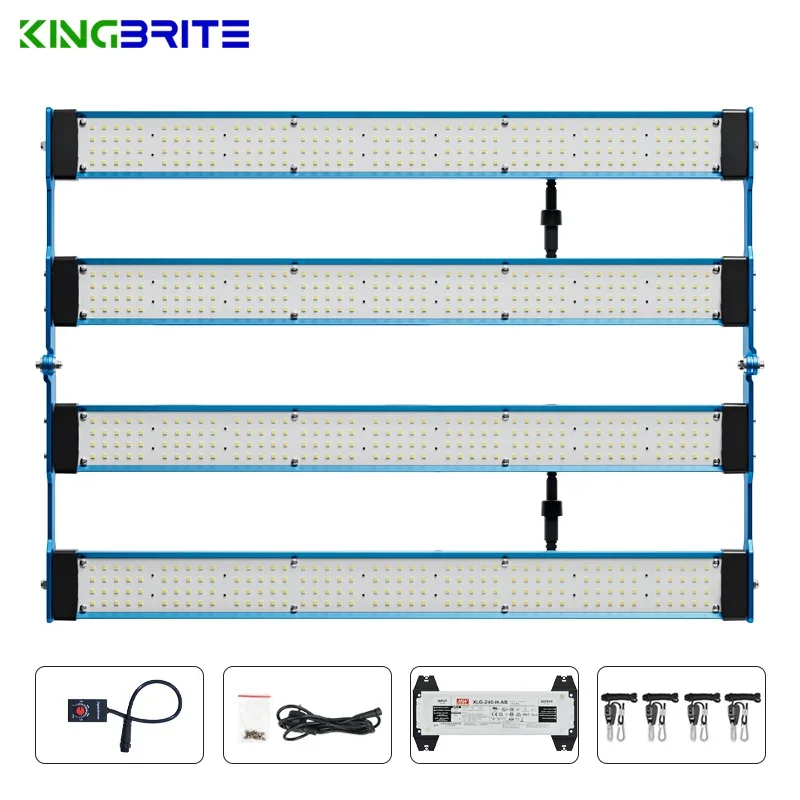 Brak podatku do UE! KingBrite 240W LM301H EVO z czerwonymi diodami Osr Samsung Led Grow Light Zastępuje lampę LED do uprawy QB288