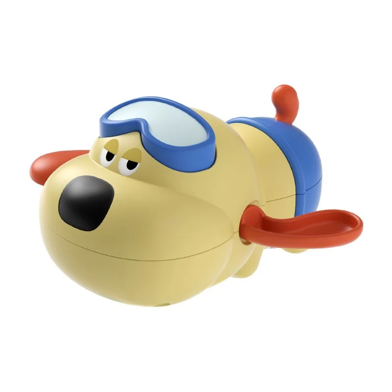 لعبة حمام الطفل والماء، لعبة ربيعية لطيفة على شكل كلب، حمام صيفي، لعبة لعب مائية عائمة، تمارين القدرة على رد فعل الطفل