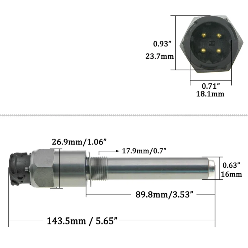 2159.20102201 90Mm Sensor Odometer Kecepatan Mobil Baru untuk Suku Cadang Pengganti Siemens VDO 215920102201