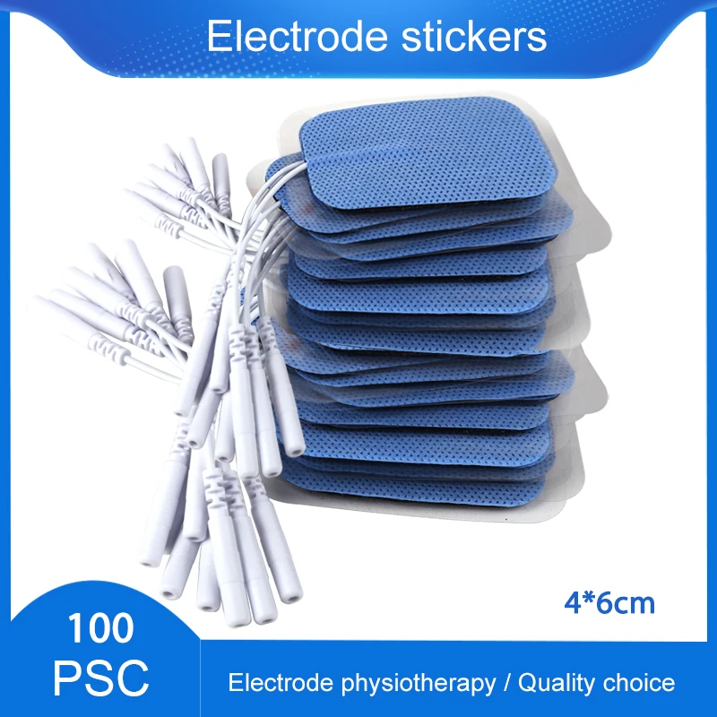 Tens Massage Electrodos Electrode Pads Non-woven Fabric Self Adhesive Massage Patch for Physiotherapy Machine Replacement Patch