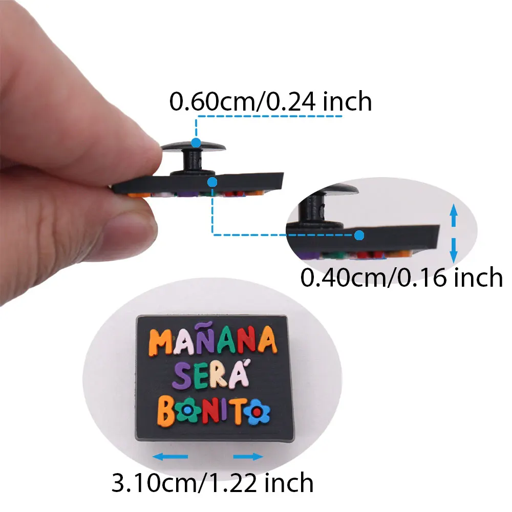 Good Quality 1pcs PVC Shoe Charms For Clogs Red-haired Fashion Sexy Female Singer Accessories Shoes Ornaments Fit DIY Party Gift