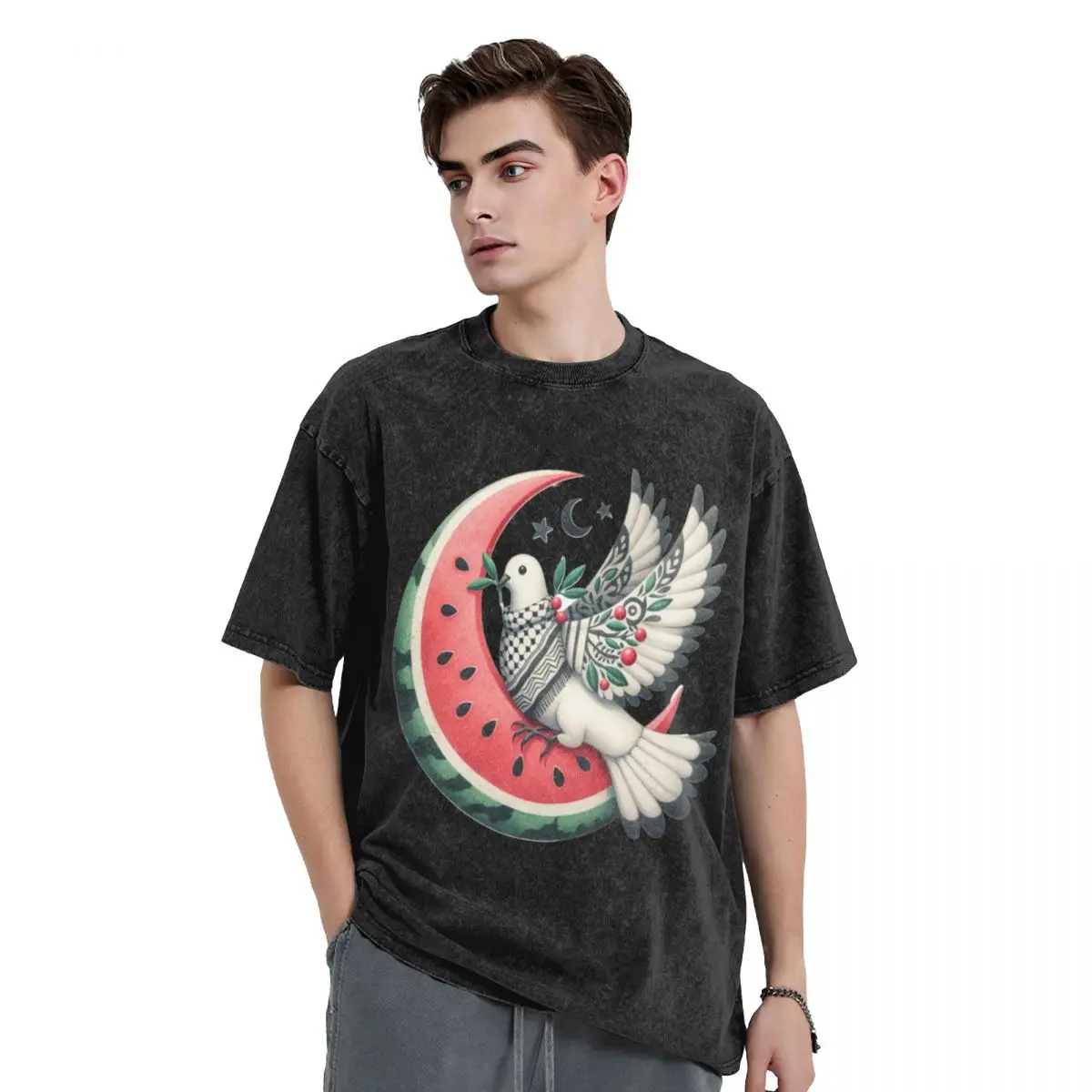 Harmony Wings T-Shirt oversized t shirt Short sleeve tee big and tall t shirts for men