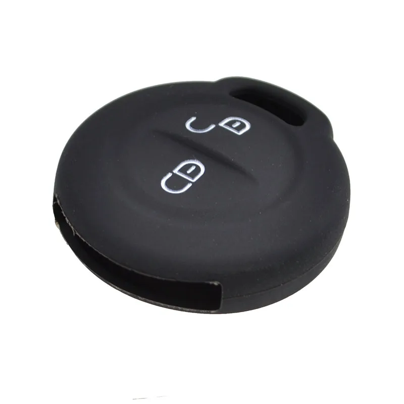 For Benz Smart Forfour City Fortwo Roadster Silicone Remote Key Case Fob Shell Cover Skin Holder 2 Button