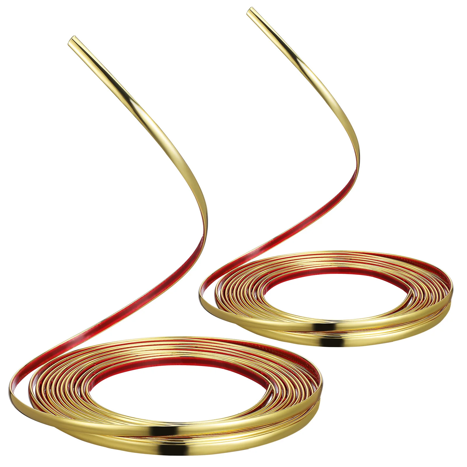 2 لفات بولي كلوريد الفينيل خلفية الحدود تقليم مرنة قشر عصا صب لإطار المرآة جدار الزاوية ديكور متفوقا قطاع اللوح تاج