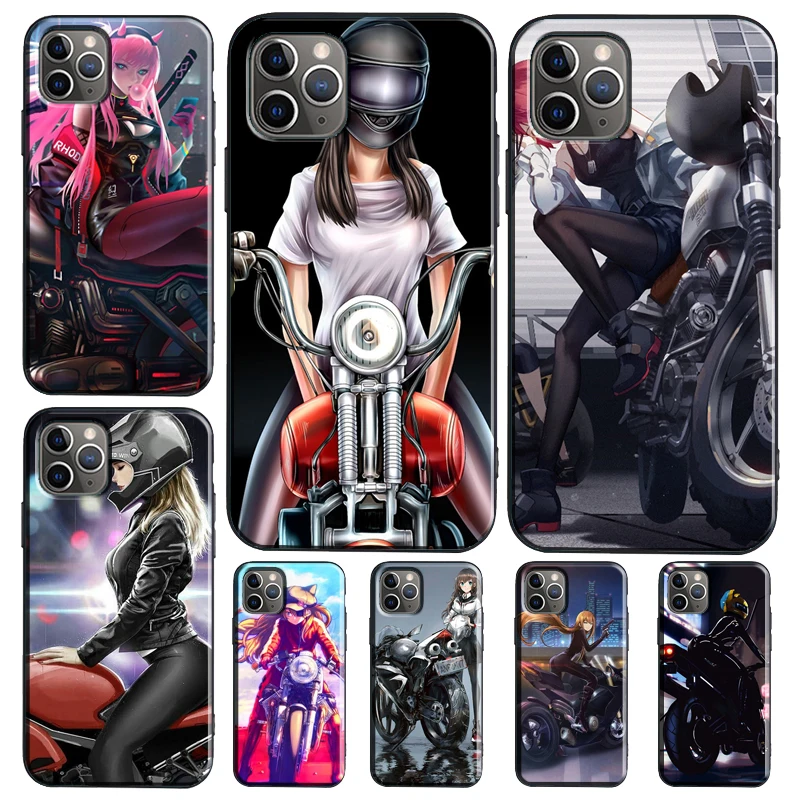 Motorcycle Girl Ani… - image