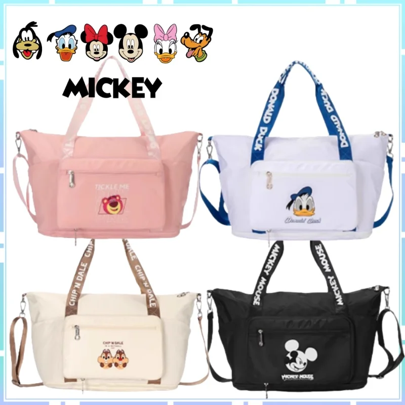 

Ручная сумка через плечо Disney для фитнеса и коротких поездок, дорожный чемодан, портативный пригородный большой вместительный подарок-сюрприз с героями мультфильмов аниме