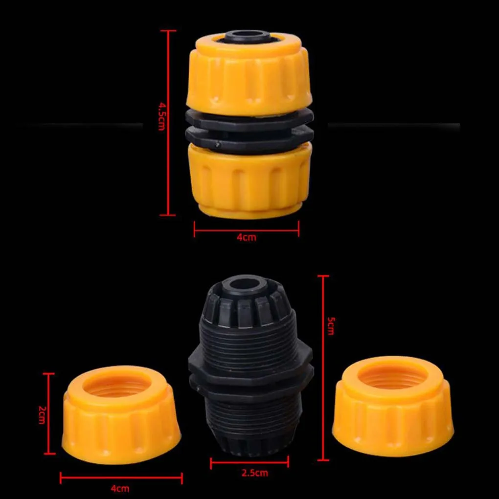 2PCS Quick Hose Connector Repair Irrigation Accessories Water Pipe Extension Hose Faucet Quick Connector