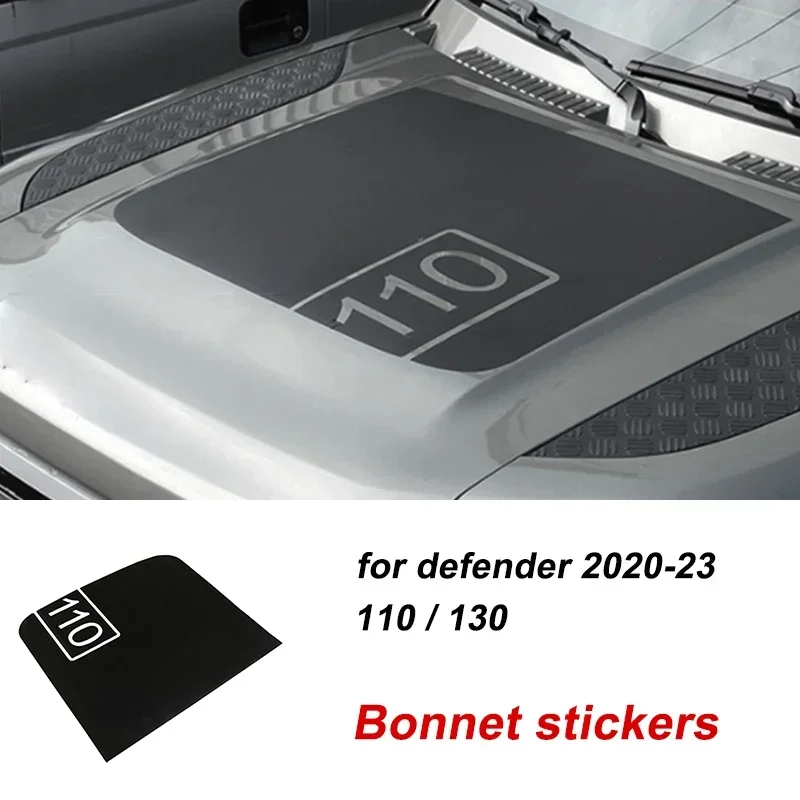 

New！ Exterior Parts Bonnet sticker for Land Rover Defender 110 Accessories Car Hood Sticker Car accessories for Defender Sticker