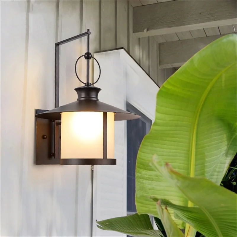 ·TEMOU Outdoor Wall Lamp Classical Retro Sconces Light Waterproof IP65 Home LED For Porch Villa