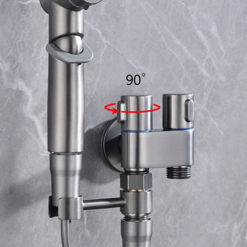 Bồn rửa nhà vệ sinh điều khiển kép Phụ kiện vòi nước nóng trong phòng tắm Drosphip