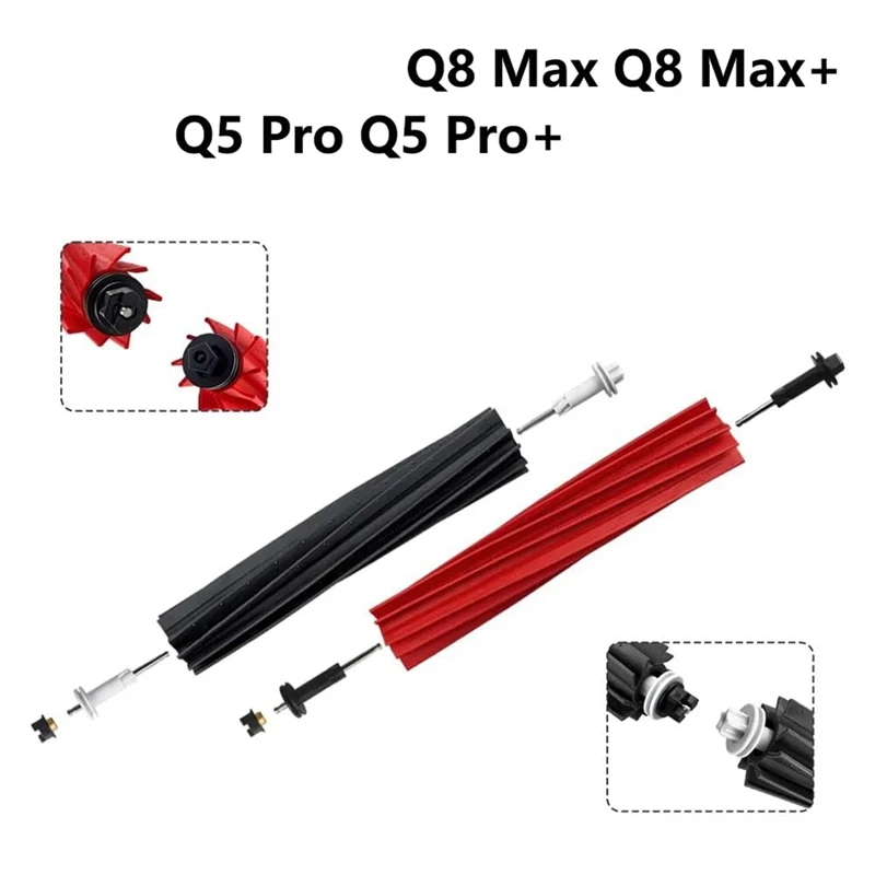 Main Brush,Side Brush,Filter,Dust Bag Replacement Accessories For Roborock Q8 Max Q8 Max+ Q5 Pro Q5 Pro+ Vacuum