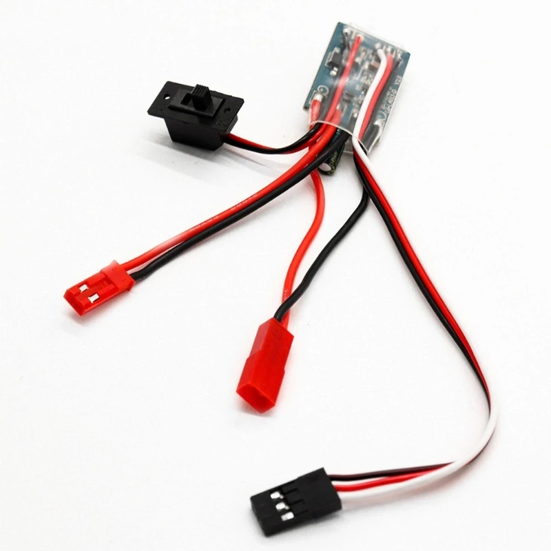 RC Car 35A ESC Brushed ESC Forward Reverse ESC Speed Controller For 1/16 1/18 1/24 Car Boat  ESC Brushed Motor Dropshipping