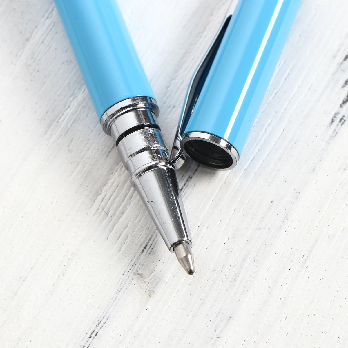 

Metal Capacitive Pen Sky-Blue Premium Durable Touch Screen Pen for Phone Computer Capacitive Writing Tool Handwriting