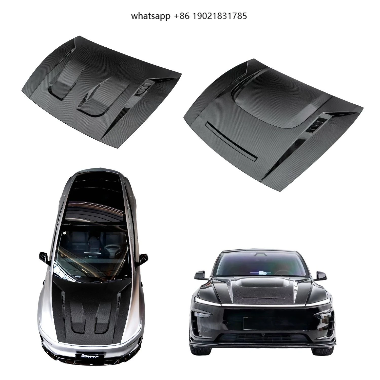 CMST Carbon Fiber Hood Bonnet for 2025+ Model Y Juniper Facelift New Condition Lightweight Engine Cover Body Kit