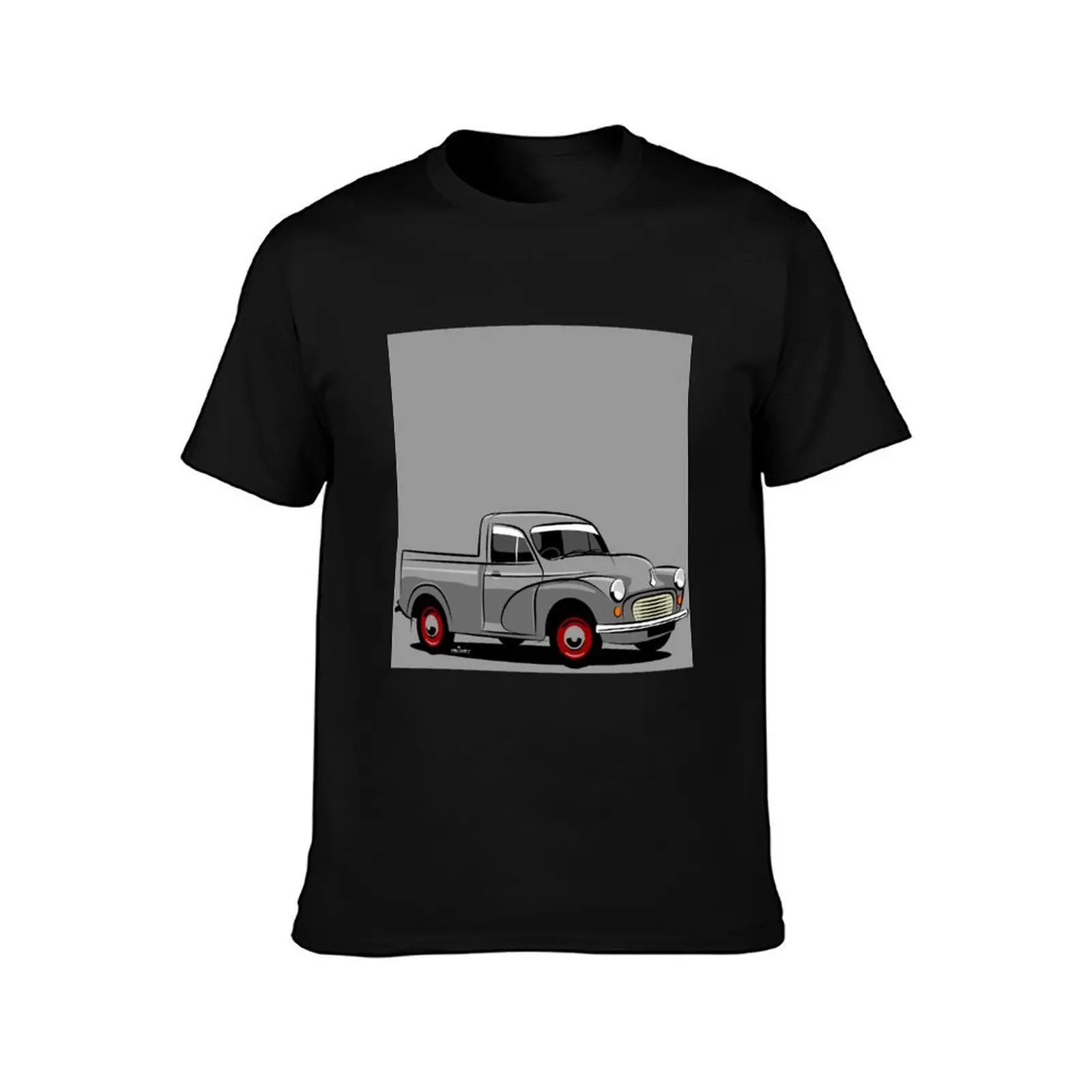 Morris Minor 1000 pick-up grey T-Shirt Basic Lightweight Short Sleeve Tee T-Shirt