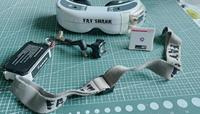 80% NEW FatShark Fat Shark Dominator HD2 FPV Video Goggles with Furious FPV True-D Diversity System RX Receiver & Antenna