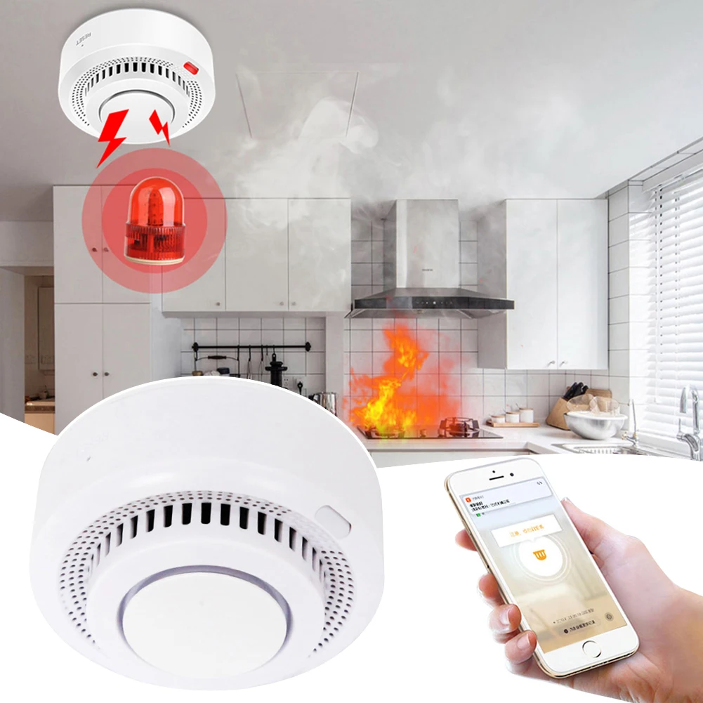 

Умный детектор смога с Wi-Fi на батарейках для кухни