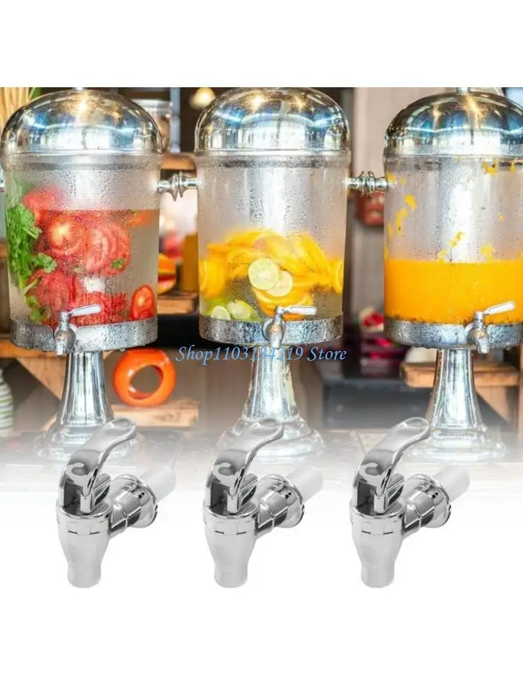 

N5KC 2Pieces Многоцелевой напитки дозатор Spigot Gold Color Легко для установки и гигиенично для различных случаев