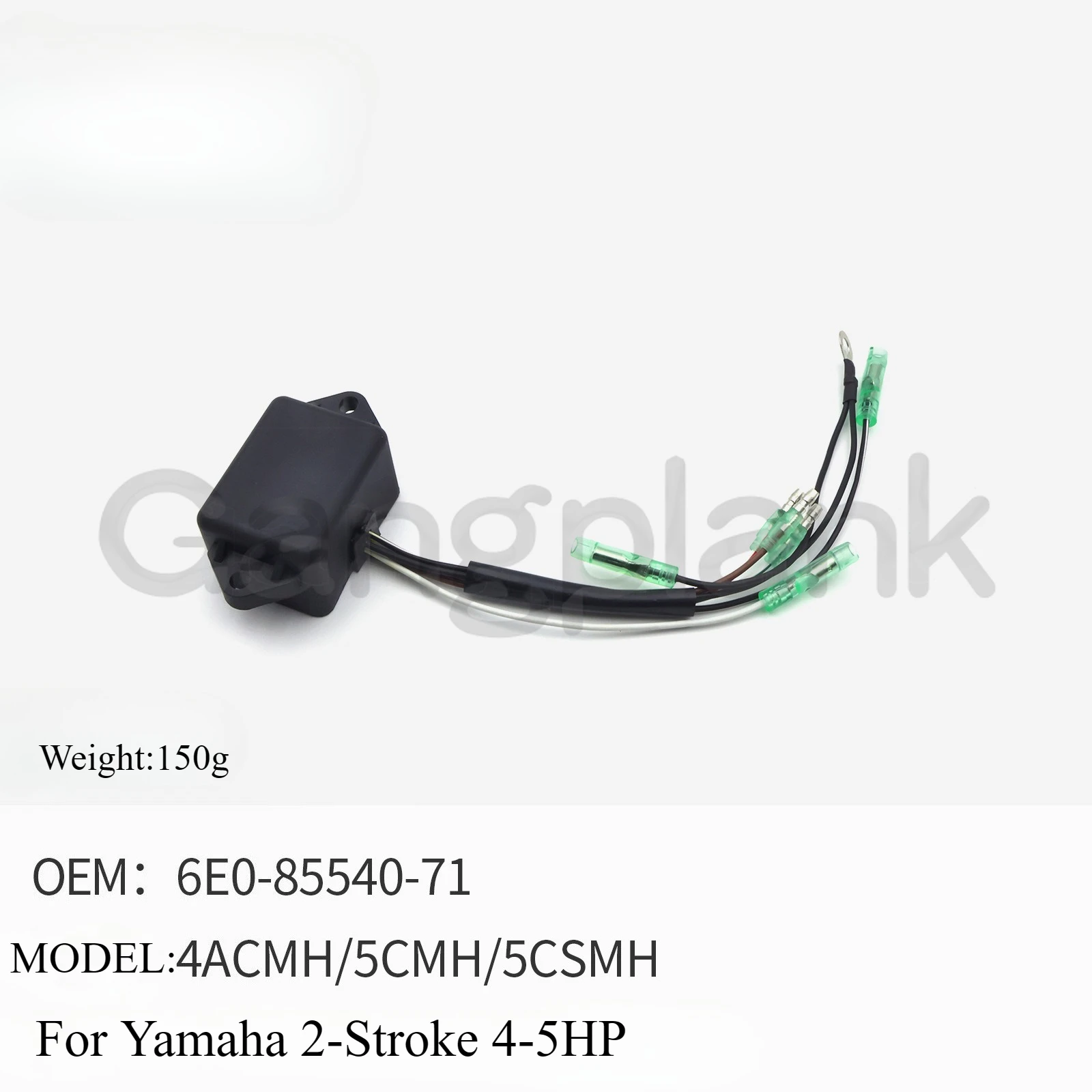 6E0-85540-71 Ignition Module Adapter for Yamaha 2-Stroke 4-5 HP 4ACMH 5CMH 5CSMH Outboard 6E08554071