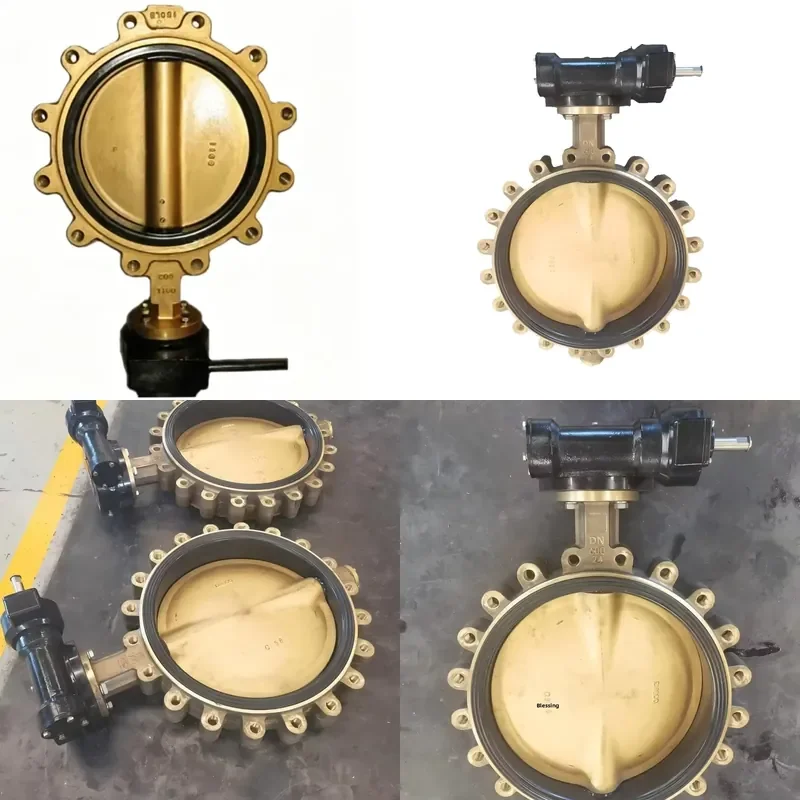 C958 Bronze American-standard Marine Lug-type butterfly Valve