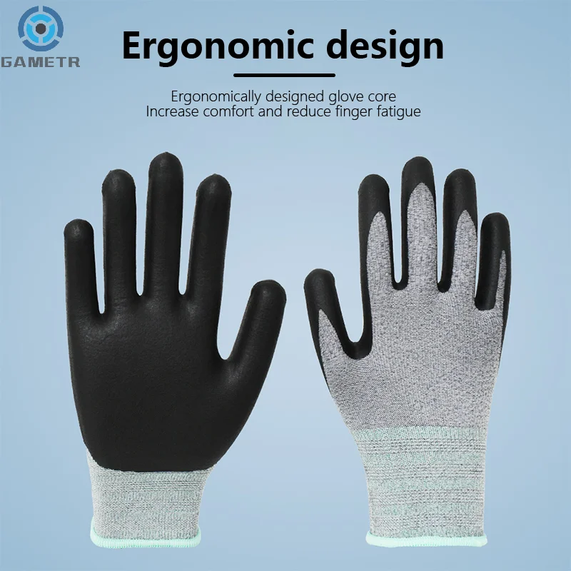 

1Pair Anti Cutting Gloves Anti-vibration Anti-smashing Anti-collision Wear Resistant Gloves Outdoor Cycling Rescue Safety Gloves