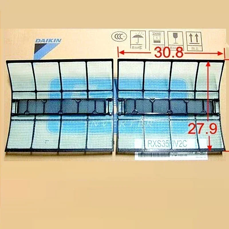 2 قطعة استبدال الفلتر الأصلي لمكيف الهواء دايكن FTXH35 FTXD35 25FV2C FTXS35DV2C