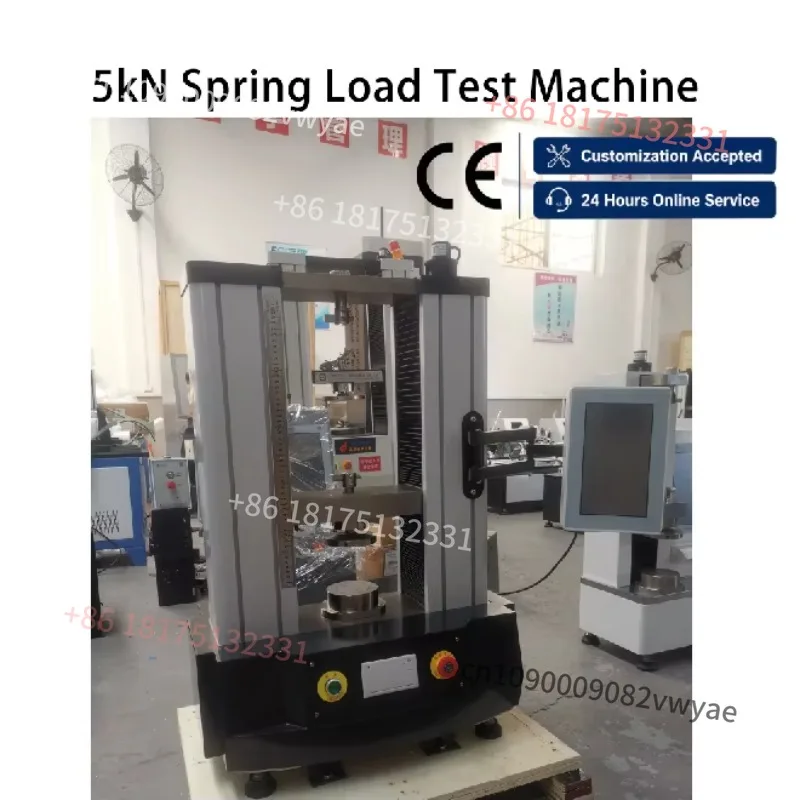 Zhongchuang ZCTL-Z5000N Digital Display Full Automatic Spring Load Tester Tension & Compression JIS B7738 CE Certified