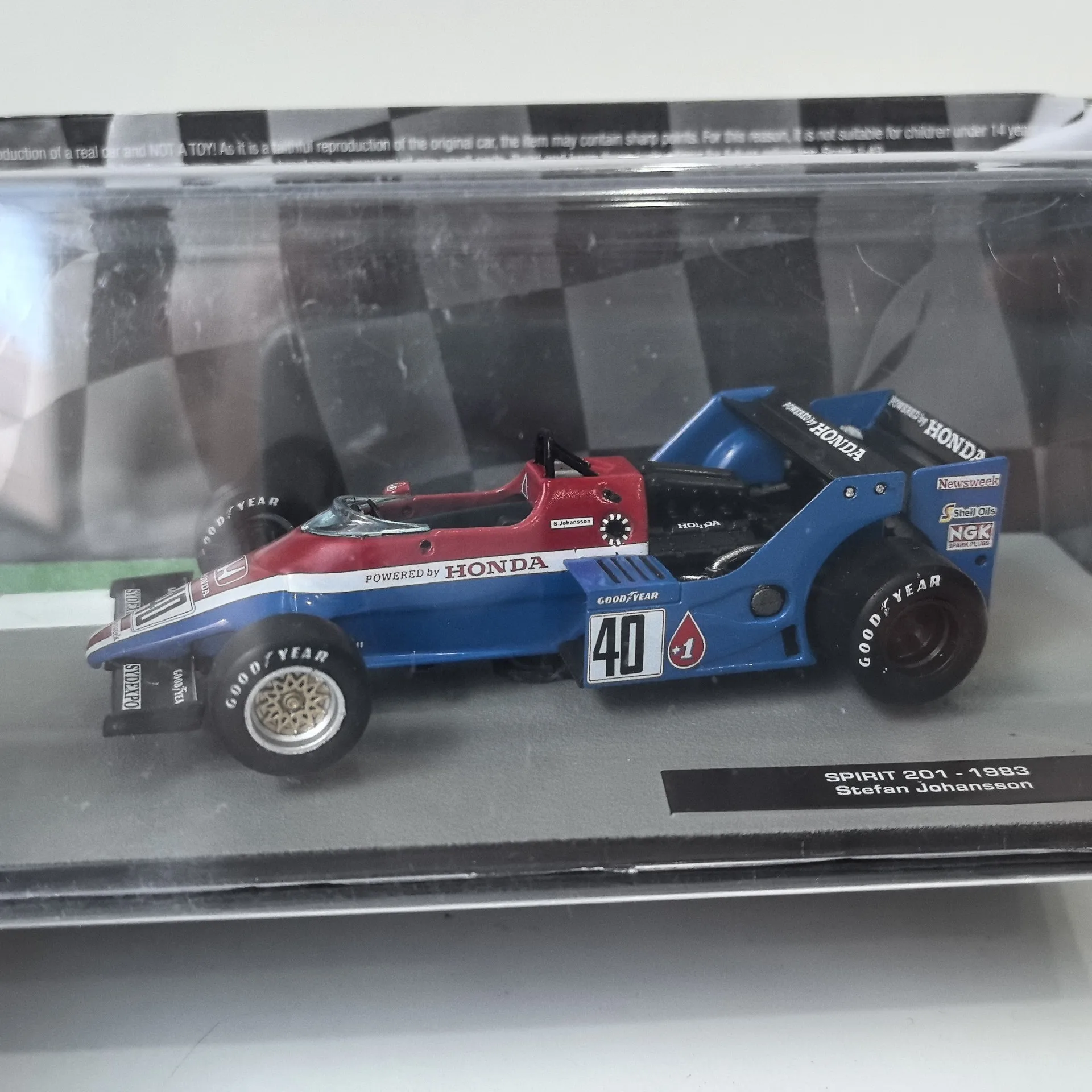 Diecast IXO 1/43 Scale HONDA SPIRIT 201 # 40 1983 Formula Racing W4 Alloy Car Model