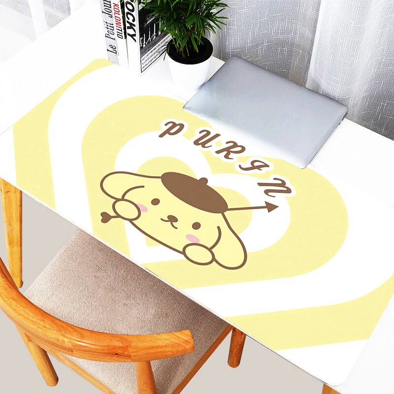 

Cute Mouse Pad Computer Yellow P-pompompurin Keyboard Pad Natural Rubber Anti-Slip Desk Mat Perfect Gift for Girlfriend Women