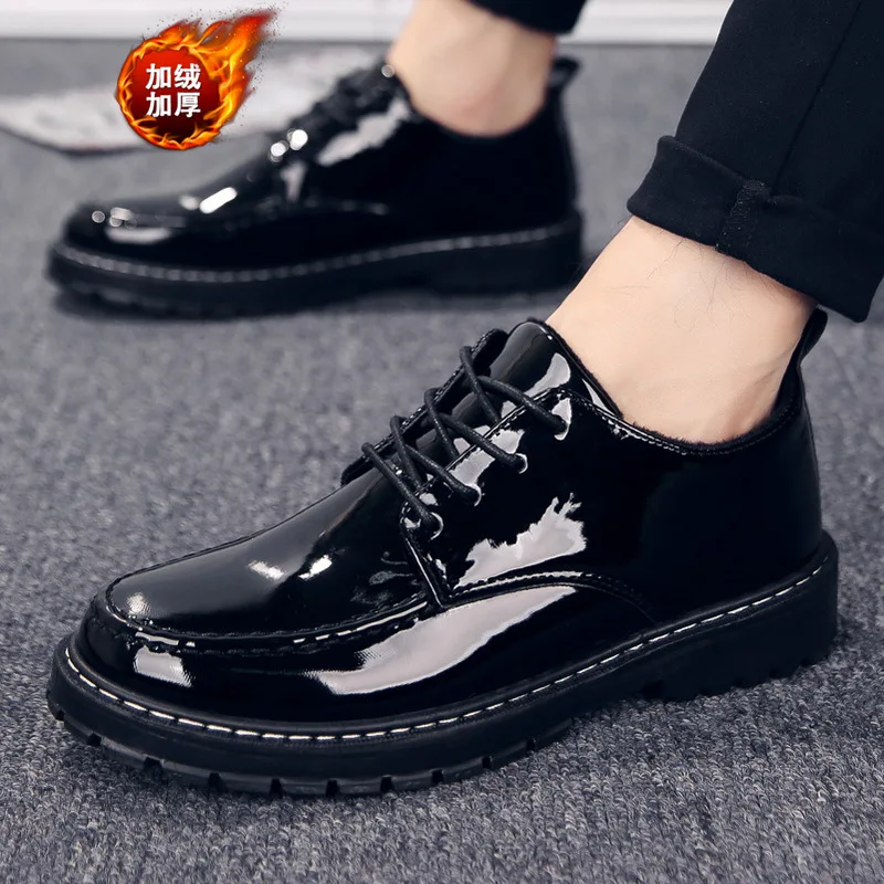 Men Genuine Leather Shoes Luxury Wedding Dress Party Slip on Flats Stylish Fashion Loafers Casual Waterproof Boat Shoes Oxfords