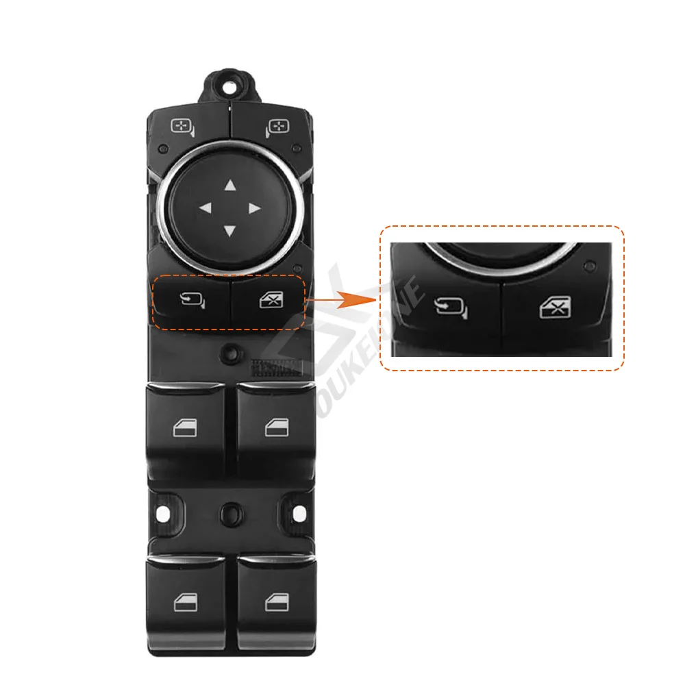 Window Control Switch for Ford Focus 2019 2020 2021 2022 Left Driver Side Electric Power Glass Lifter Controller H1BT-14540-DD