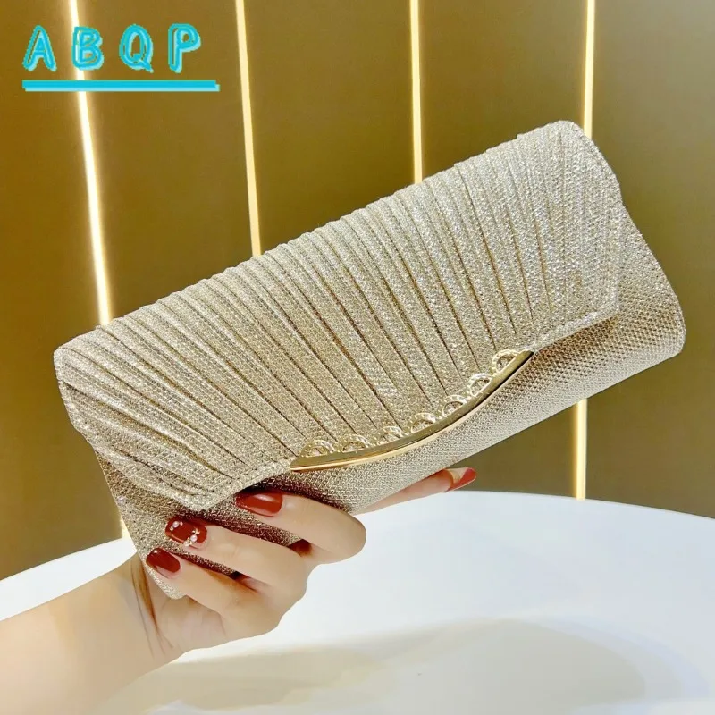

New Evening Clutch Dinner Party Sparkling Clutch Luxury Brand Fashion Sparkling Women's Shoulder Crossbody Bag High Quality