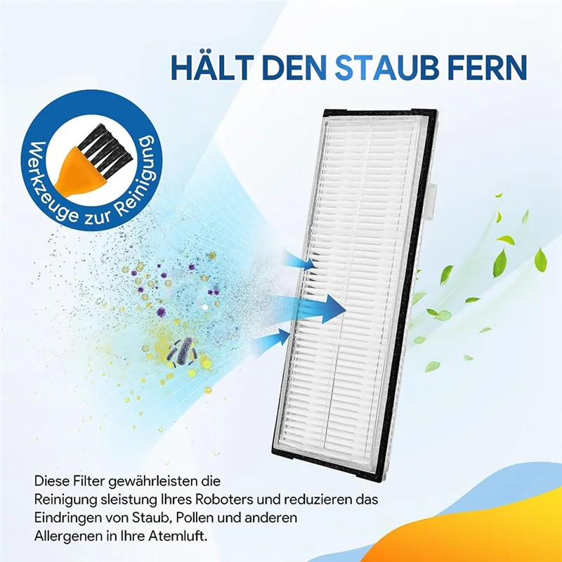 A75X الجانب العلوي فرشاة ممسحة القماش تصفية جهاز آلي لتنظيف الأتربة إكسسوارات قطع غيار ل Roborock S8 Pro Ultra S8 S8 +