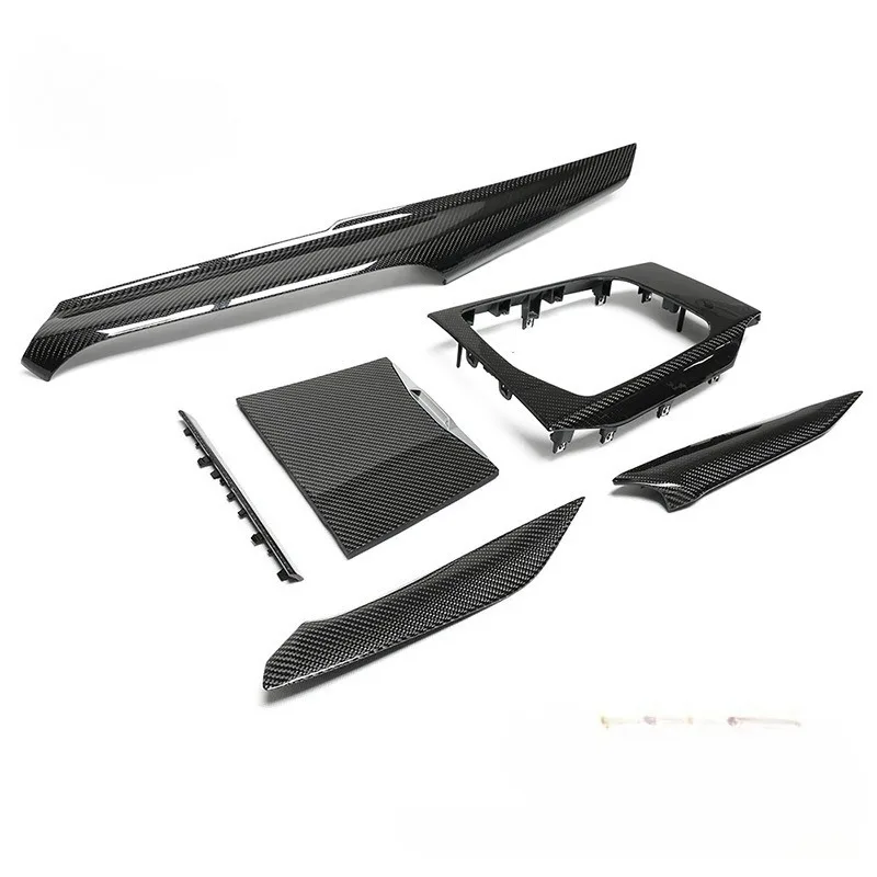 Carbon Fiber Interior Replacement Central Control Panel Retrofit Kit