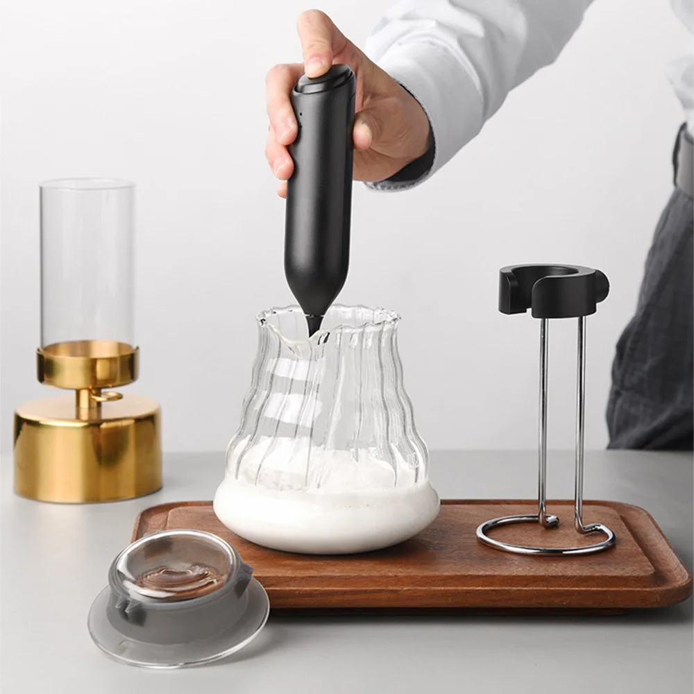 Elektrische Milch schäumer Hand milch schäumer Kaffee maschine Hand mixer Cappuccino gemahlener Schaum mixer Eier schläger kleiner Power mixer