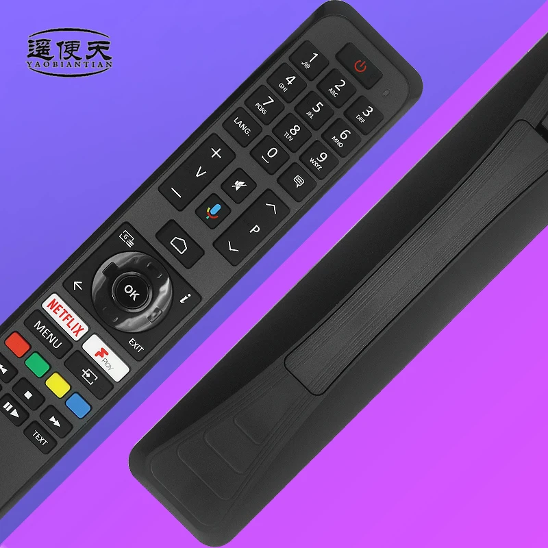Control Remoto por Voz compatible con LINSAR GT43UHDLUXE Vestel, Hitachi RC43161 43HAK6150UH, 50HAK6150UA, Daewoo 43/50DM72UA, Toshiba CT-8555/8562 43UA20 43/58UA2B 49/50/65UA20 55UA4B 55UA6B 50UA3A TV LED Inteligente