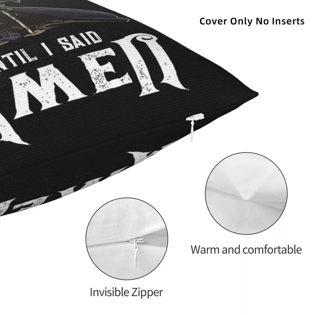 الشيطان رأىني رئيس أسفل الفكر فوز ساحة المخدة البوليستر الكتان المخملية الإبداعية البريدي غطاء وسادة غرفة الزخرفية