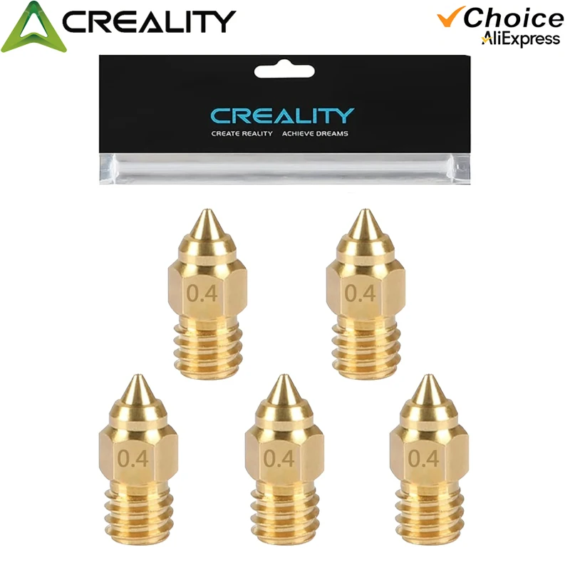 Offizielle Creality Ender 3 S1 Düsen 0,4/0,6mm 5 Stück, für Ender 3/Pro/V2/Max/Neo, Ender 5/Pro/Plus, Ender 6 3D-Drucker Zubehör – Detail 1