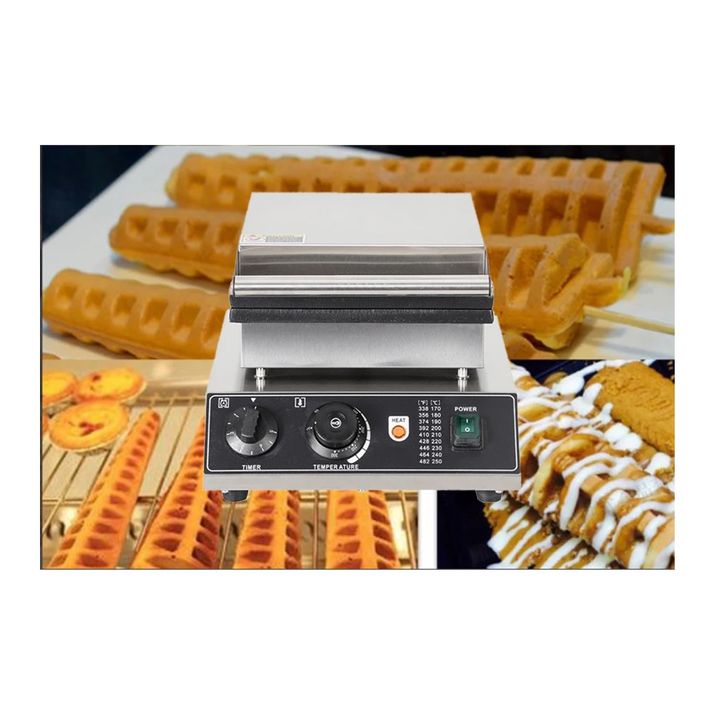

Christmas Tree Pine Shape Lolly Waffle Food Equipment Christmas Tree Lolly Waffle Machine