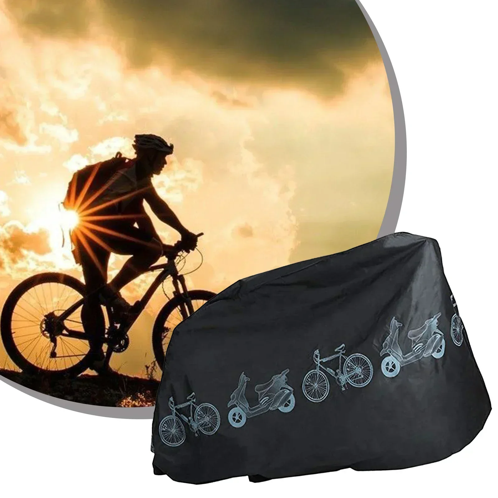 Waterproof Bicycle Cover Outdoor For Electric Vehicle/ Car Cover/Rain Cover/Dust Cover Case 200x100 Bike Accesssories