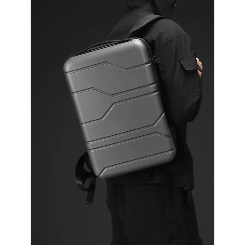 

New Backpack Men's Anti-theft E-sports Backpack Cool Hard Shell Motorcycle Backpack Large Capacity Expanding Bag Backpack
