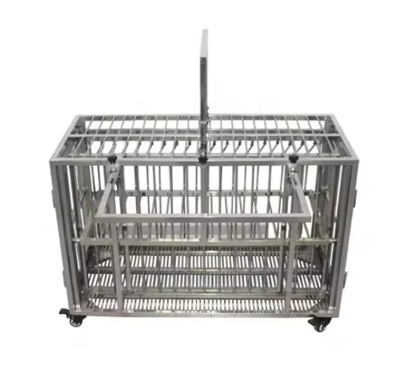 

USMILEPET Factory Direct Veterinary Cages Folding Stainless Steel Pet Injection Cages For Pet Hospitals