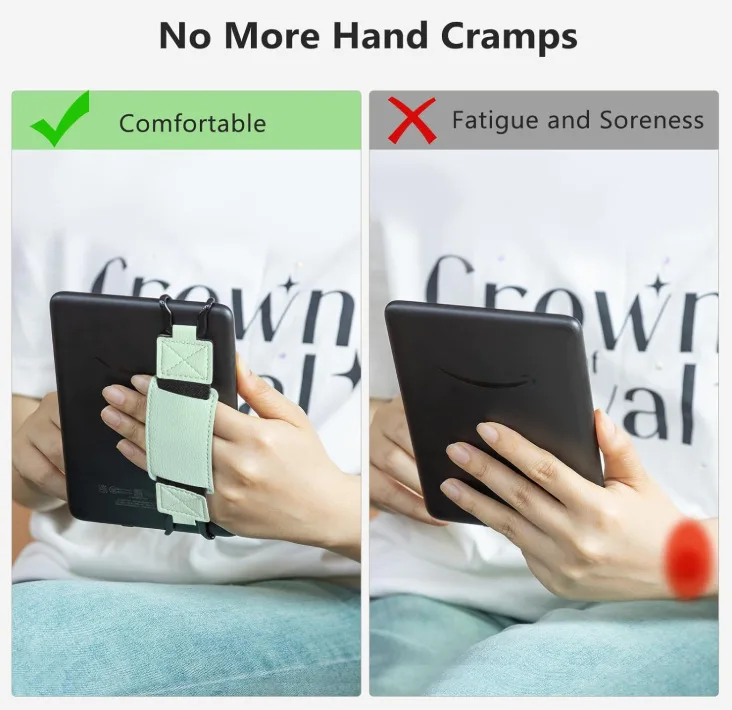 مرونة 6-10 بوصة اللوحي حزام اليد مكافحة قطرة الأمن eReader حامل عدم الانزلاق العالمي لينوفو سوني آيفون