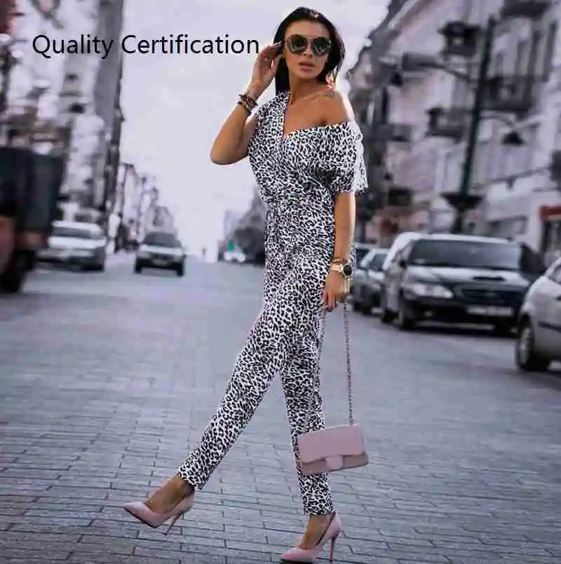 Street Sle غير المتماثلة ort Rer مكتب سيدة بذلة سراويل تقليدية l الخصر البوليستر الصيف Faion 2020