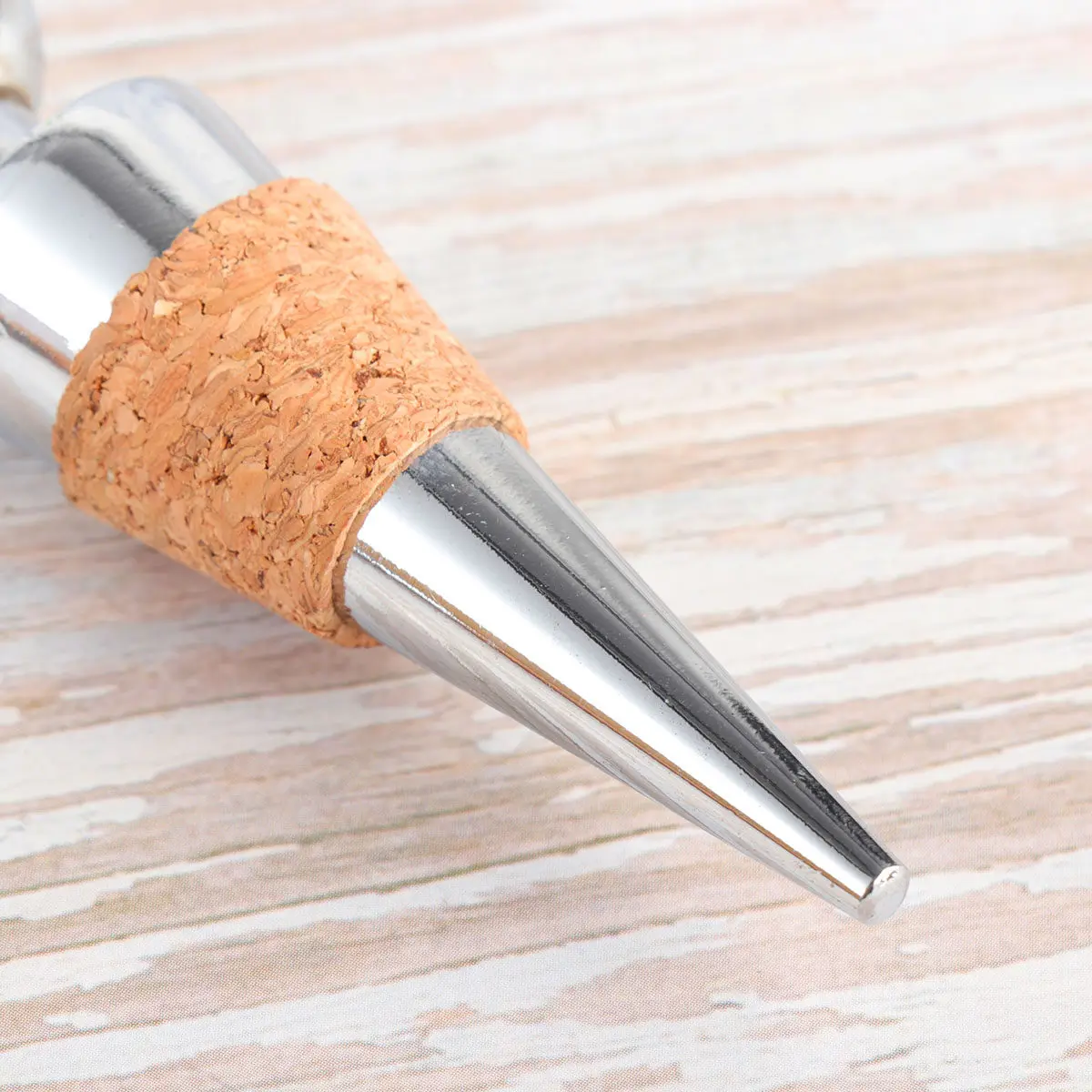 

2 шт. пробки для винных бутылок из нержавеющей стали с деревянным конусом, герметичные, для красного вина, пива, уксуса, для вечеринок, баров, ресторанов