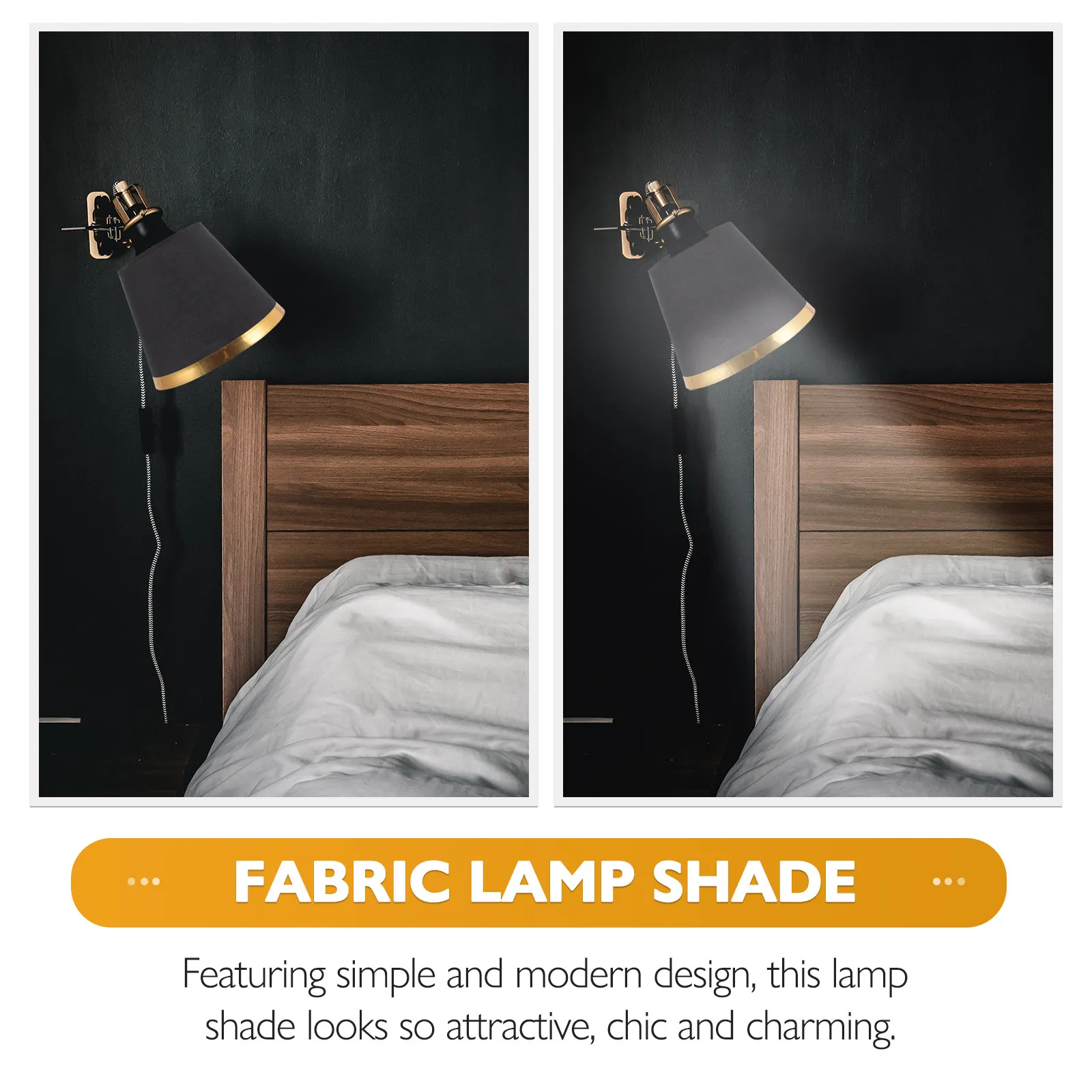 Modern Fabric Drum Lamp Shade Cover Enhances Light Comfort Guards Bulb Keeps Bright Longer Stylish Home Decor for Dining Study