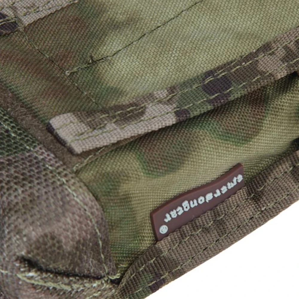 Emersongear-bolsa individual para revista, bolsa con solapa abierta para Mag, bolsillo de caza MOLLE, soporte para Paintball, Airsoft, nailon para exteriores