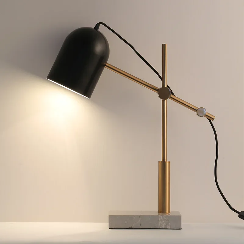 Nordic simple metal desk lamp
